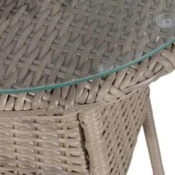 VidaXL 3-delige Bistroset Met Kussens Poly Rattan Bruin -Madison Verkoopwinkel 007ce51684bc4f29b3bcf245e3bebf85