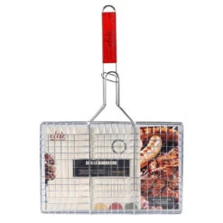 Elite BBQ Rooster - Klem Grill - Metaal/hout - 34 X 50 X 1 Cm -Madison Verkoopwinkel 0401d9115f4d4ef0bae53d19b23c45ef