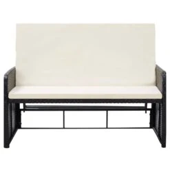 VidaXL 2-delige Loungeset Met Kussens Poly Rattan Zwart -Madison Verkoopwinkel 0b14abef67d04d53962af81f0e230eea