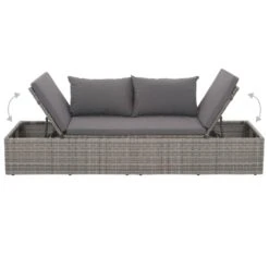VidaXL Tuinbed 195x60 Cm Poly Rattan Grijs -Madison Verkoopwinkel 0c62a5e361674cb3ba66ee61da3668f5
