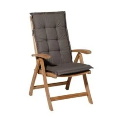 Madison Tuinstoelkussen Hoge Rug Outdoor Oxford Taupe -Madison Verkoopwinkel 1000002226 0103