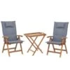 Beliani Bistroset JAVA - Lichte Houtkleur Acaciahout -Madison Verkoopwinkel 1000003192
