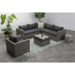 Garden Impressions Altea Loungeset 5-delig Incl. Loungestoel - Grijs -Madison Verkoopwinkel 1000003375 0102