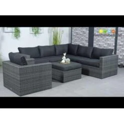 Garden Impressions Altea Loungeset 5-delig Incl. Loungestoel - Grijs -Madison Verkoopwinkel 1000003375 0103