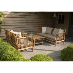 Persoon Exotan Bamboe Loungeset - Natural Finish -Madison Verkoopwinkel 1000013866 0103