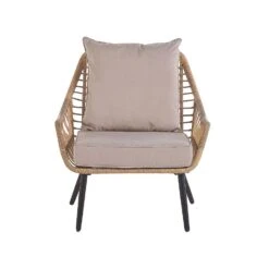 Beliani Bistroset LAURETO - Beige Pe Rotan -Madison Verkoopwinkel 1000017853 0103