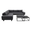 VDG Barcelona/royalty Sunbrella Loungeset - Sooty -Madison Verkoopwinkel 1000031628