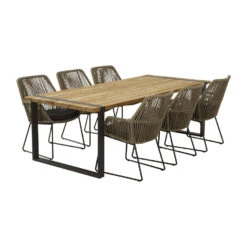 4 Seasons Ramblas Tuinstoel + Taste Alto Tuintafel - 7 Delig