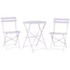 Beliani Bistroset FIORI - Paars Staal -Madison Verkoopwinkel 1000034307