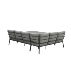 Garden Impressions Senja Lounge Dining Set R + Stoel - D. Grijs -Madison Verkoopwinkel 1000035563 0104