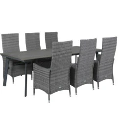 Garden Impressions Nice 7-delige Tuinset - Penedo Tuintafel 230x100cm -Madison Verkoopwinkel 1000035597 0104
