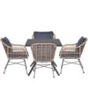 Garden Impressions Lucas Tuinset 5-delig Bruin - Rimini Tuintafel -Madison Verkoopwinkel 1000035609