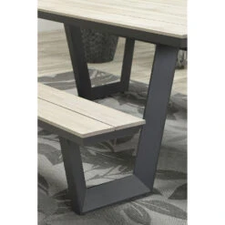 Garden Impressions Sarria Picknick Set 200 X 90 - Donker Grijs -Madison Verkoopwinkel 1000035666 0104