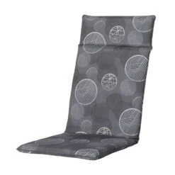 Madison - Hoge Rug - Circle Grey - 120x50 - Grijs