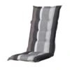 Madison - Tuinkussens Hoge Rug Stripe Grey - 123x50 - Grijs -Madison Verkoopwinkel 1000037609