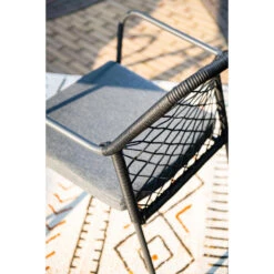 Garden Impressions Ross Tuinset 5delig Zwart -Mina Tafel 90x90 Cm -Madison Verkoopwinkel 1000041233 0104