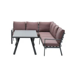 Garden Impressions Senja Lounge Dining Set 3-delig Links - Koper -Madison Verkoopwinkel 1000041517 0103