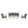 Garden Impressions Tabor Loungeset 4-delig - Mystic Grey -Madison Verkoopwinkel 1000041518