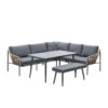 Garden Impressions Ashton Lounge Dining Set Rechts -natural Rotan -Madison Verkoopwinkel 1000042162