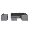 Garden Impressions Lyon Loungeset 5-delig Met Stoel -reflex Black -Madison Verkoopwinkel 1000042163