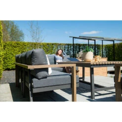 Garden Impressions Samos Lounge Dining Set - Mystic Grijs -Madison Verkoopwinkel 1000042166 0104