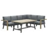 Garden Impressions Samos Lounge Dining Set - Mystic Grijs -Madison Verkoopwinkel 1000042166