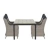 Garden Impressions Marbella Tuinset 5delig V.willow -Palmas Tafel -Madison Verkoopwinkel 1000042224