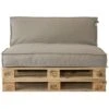 2L Metro Lounge Beige Palletkussens - Set Zit- En Rugkussen -Madison Verkoopwinkel 1000044146