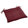 Hesperide Tuinstoelkussen - Bordeaux Rood - Uv-bestendig - 40 Cm -Madison Verkoopwinkel 1000045297