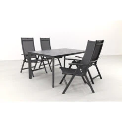 Kettler Edge/Easy 160 Cm. Tuinset - 5-delig Verstelbaar -Madison Verkoopwinkel 1000045604 0101