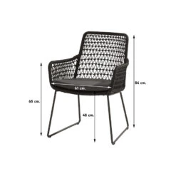 4 Seasons Taste Athena Tuinstoel + Basso Tuintafel 240x100 Cm -Madison Verkoopwinkel 1000045637 0102