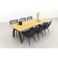 VDG Jasmin Black/Ambassador 240x100 Cm. Tuinset - 7 Delig -Madison Verkoopwinkel 1000045692 0103