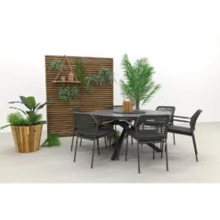 Taste Barista Groen/Perth 150 Cm. - Ronde Tuinset -Madison Verkoopwinkel 1000045713 0101