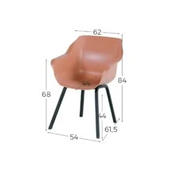 Hartman Sophie Element Terra/Verona Black 160 Cm. Tuinset - 5-delig -Madison Verkoopwinkel 1000045905 0103