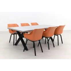 Hartman Sophie Element Terra/Verona Black 220 Cm. Tuinset - 7-delig -Madison Verkoopwinkel 1000045907 0101