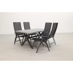 Hartman Valentino/Verona 160 Cm. Tuinset 5-delig Verstelbaar -Madison Verkoopwinkel 1000048709 0101