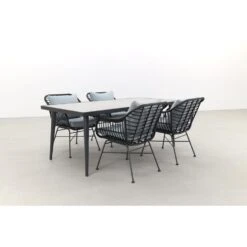 Garden Impressions Margriet Zwart/Constantine 188x96 Cm. Tuinset -Madison Verkoopwinkel 1000048719 0102