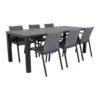 Lima Antraciet/Lena 210 Cm. Tuinset - 7-delig -Madison Verkoopwinkel 1000050030