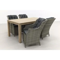 King - Paloma Grijs/Allure Rome Grey 170 Cm. Tuinset - 5-delig -Madison Verkoopwinkel 1000050052 0101