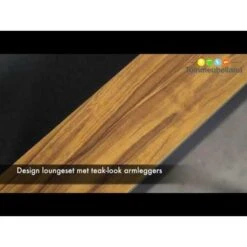 Garden Impressions Plaza Lounge Dining Set Donker Grijs-teaklook -Madison Verkoopwinkel 1000052962 0103