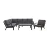 VDG Rockford/Atlanta Loungeset Antraciet - 5-delig -Madison Verkoopwinkel 1000053003