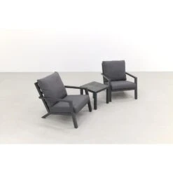 VDG Atlanta Loungestoelen Set + Bijzettafel - 3-delig -Madison Verkoopwinkel 1000053021 0102