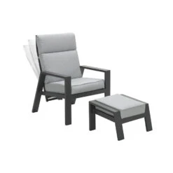VDG Max Verstelbare Loungestoelen Incl. Voetenbank + Ivy Bijzettafel -Madison Verkoopwinkel 1000053030 0103