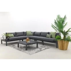 Garden Impressions Annabella Loungeset Met Loungestoel - Carbon Black -Madison Verkoopwinkel 1000053035 0101