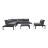 Garden Impressions Annabella Loungeset Met Loungestoel - Carbon Black -Madison Verkoopwinkel 1000053035