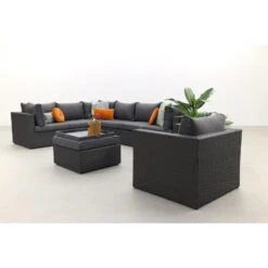 Suns Parma Loungeset - Inclusief Stoel + Middenelement - Antraciet -Madison Verkoopwinkel 1000053039 0103