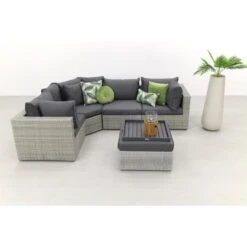 Suns Parma Loungeset White Grey - Exclusief Middel -Madison Verkoopwinkel 1000053041 0102