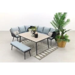 Garden Impressions Margriet Lounge Dining Set - Carbon Black/Mint Grey -Madison Verkoopwinkel 1000053078 0101