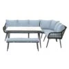 Garden Impressions Margriet Lounge Dining Set - Carbon Black/Mint Grey -Madison Verkoopwinkel 1000053078