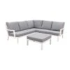 VDG Rockford Aluminium Loungeset Wit - 4-delig -Madison Verkoopwinkel 1000053084